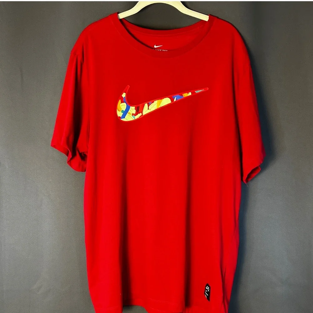 Nike A.I.R. Kelly Anna Dri-FIT T-Shirt Mens XXL Red Excellent Graphic Swoosh
